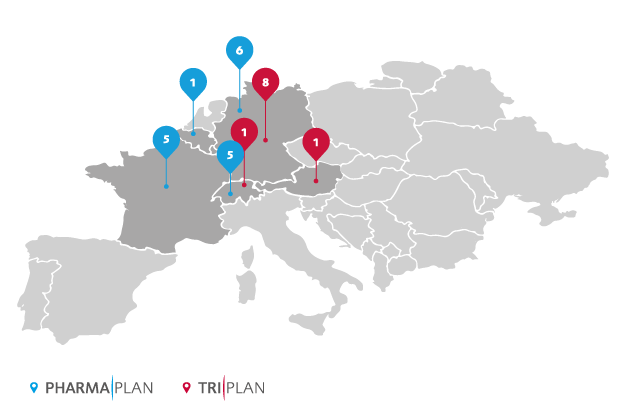 Locations Exyte Pharmaplan